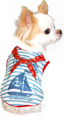 犬服犬の服アウトレット春夏ペットパジャマパジャマトイプードルチワワダックス服おしゃれフレンチブルドッグ|ハローセーリング★メッシュシャツ【201807】