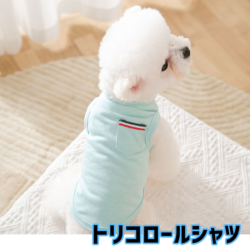 犬 服 犬の服 トリコロールシャツ ドッグウェア ペット アウトレット ダックス 202106 【期間限定！最安値挑戦】 チワワ おしゃれ トイプードル タムベディ CN シーズ 人気