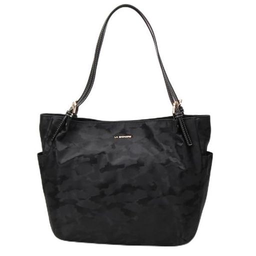 [ラバガジェリー]シャドージャカードA4トートバッグブラック**