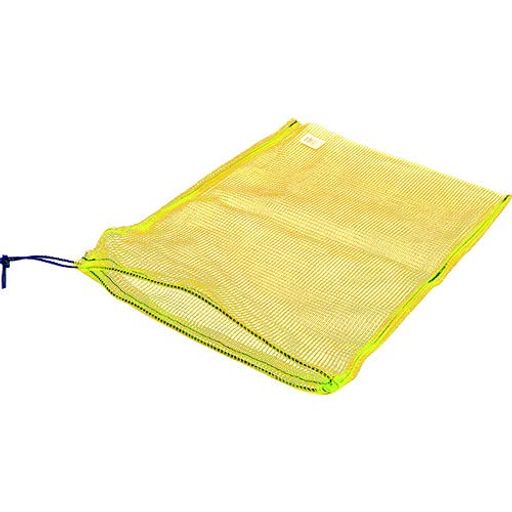 TRUSCO(トラスコ)メッシュ袋小1枚入39X55糎目合4粍黄味がかったMH-S-1-Yx100枚【入れもの売りわたす】