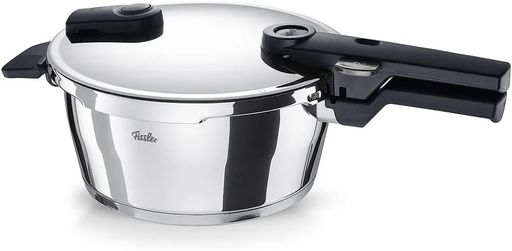 フィスラー(Fissler)圧力鍋ビタクイック3.5LガスIH対応2~3人向pressurecooker2段階圧力設定ドイツ製ステンレス製600-410-03-000
