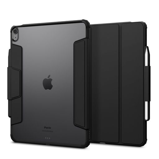 Spigen iPad Air 13インチ M4/M3/M2 (2026/2025/2024) ケース スリム 軽量 耐衝撃 擦り傷防止 過熱防止 保護カバー エア・スキン・プロ ACS07678 (ブラック)|タムタム 店