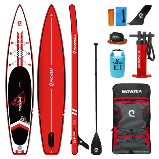 WOWSEA Q1 インフレータブルパドルボード 335CM長X 79CM幅X 15CM厚