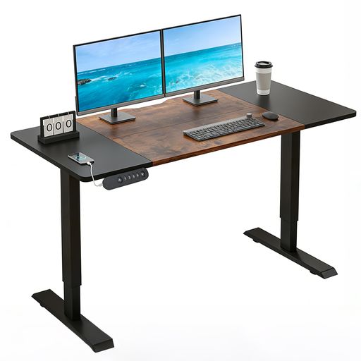 スタンディングデスク 昇降デスク Radlove 電動昇降式パソコンデスク 幅140cm*奥行60cm ゲーミングデスク 机 高さ 69~115CM メモリー機能付き オフィス ワークテーブル 食事 学習/オフィス 勉強&hellip;｜タムタム 店