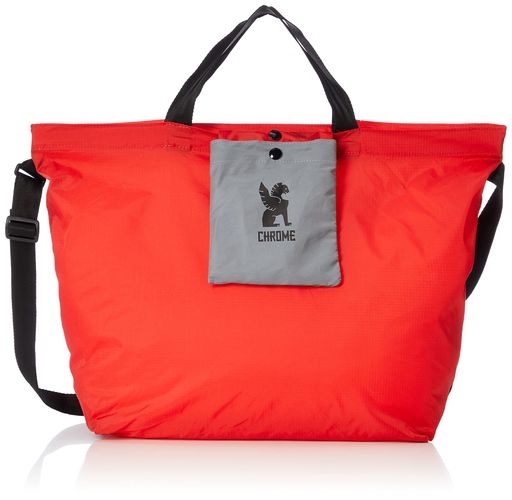 [クローム]エコバッグSAFETYPOCKETSHOULDER(現行モデル)13Lリフレクティブ仕様パッカブルRED