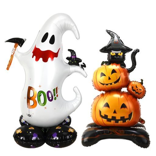 ハローウィン　バルーン5個入り 楽天市場】ハロウィンバルーンプロップス スティックバルーン 5本