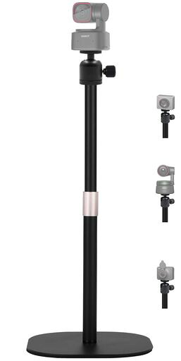 頑丈なウェブカメラスタンド、18インチの卓上ウェブカメラ三脚ホルダー。OBSBOTTiny2/TinySE1080P/Meet2/MeetSE/MeetWebカメラに対応