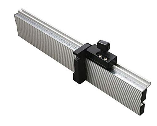 CarAngelsテーブルソー用アルミ製フェンスセットメモリ付きフェンス+リミッタキット大工DIY道具マイターゲージ用(450mm右型)