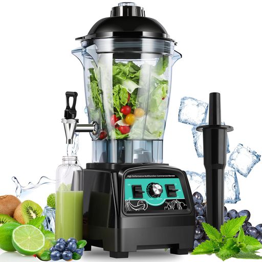 Huanyu6Lブレンダー2800W/110V相応う水道の栓信用販売お役目用ミキサー大電気容量57000rpm弾丸道路回転させる一台多役氷も砕けるスムージー/果物/蔬菜清涼飲料水/豆乳清涼飲料水ミキサーオーバーヒート防御すること引っ掻き回す棒付日本語書きあらわす書付き添い人飲…