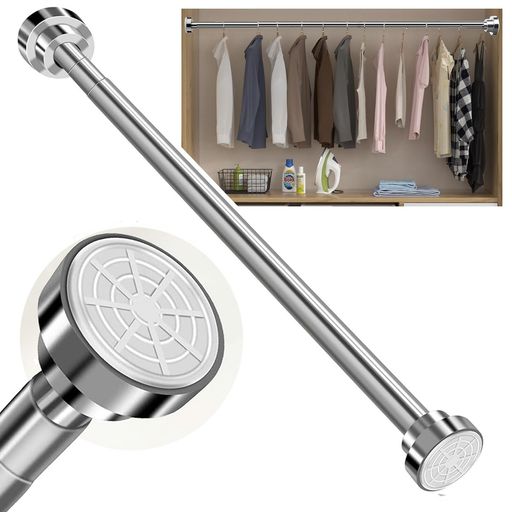 楽天市場】【長さ調節可能】突っ張り棒 穴あけ不要 超強力 ステンレス