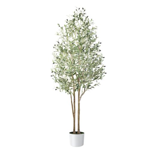 Alupssuc 観葉植物 【高さ180cm】フェイクグリーン 大型光触媒 インテリア 家の中に置く人工観葉植物 おしゃれ 世話がない 水やり不要のホーム 玄関 キッチン オフィス オリーブ フェイクグ&hellip;｜タムタム 店