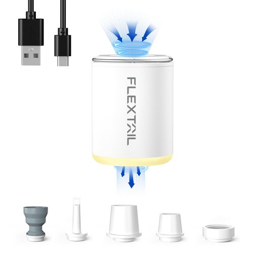 FLEXTAILGEARTinyPump2Xエア湖揚水機電動揚水機持っていく揚水機4kPa空圧1300mAhUSB申し受ける式照明装置ともし火付き添い人テントライトキャンプライト空気の状態入れ空気抜き釣り浮き輪インフレーターマットエアマットキャンプマット アウトドア-その他