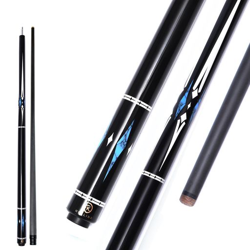 楽天市場】KHEALING ビリヤード キュー カーボン 12.4mm多層豚のtip 黒