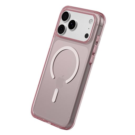 RHINOSHIELDせつ然たる容れものMagSafe相応うiPhone17ProMax用|豪然たる磁石、軍用落っこちる標準尺度を超える、傷押しとどめる、耐衝撃の澄み切った保護すること容れもの-グリームさくら色