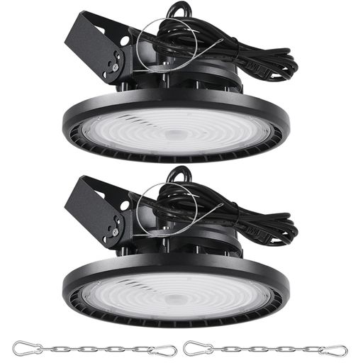 MAGOKOROUFO型LED高上昇限度灯LED写真用照明150W高明快さ24000LM(1500Wマーキュリー灯好いかげんに)100-277V5000K昼白いことIP66雨合羽防塵UFO型ハイベイライト[3年引き受ける][3M架線繋ぎ付]長生存期間電子掲示板やり方灯パーキング場