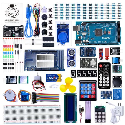 ELEGOOArduino用のMega2560スタータキットお仕舞い版未経験者向け、指導付、MEGA2560ゲーム盤LCD1602