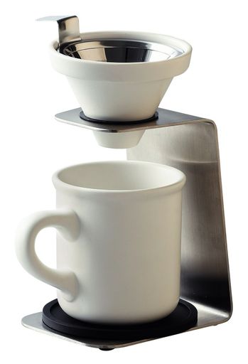 maebataBrewCoffeeブリューコーヒー1人用ドリッパーセット(ホワイト)51641
