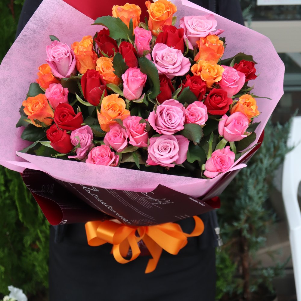 割引 新品、未使用 豪華なバラの花束 お花 花 生花 花束 フラワー