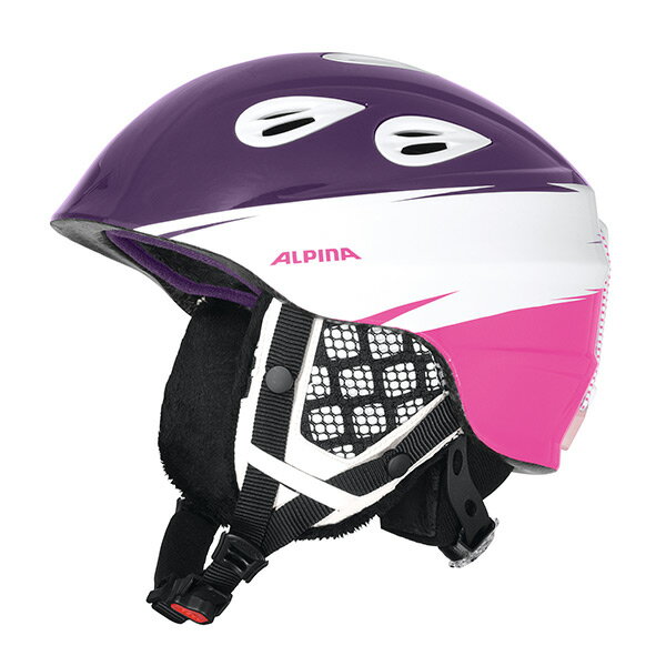 ALPINA〔アルピナ ジュニア スキーヘルメット〕＜2017＞GRAP 2.0 JUNIOR〔バイオレット/ピンク〕〔グラップ2.0ジュニア〕〔HG〕