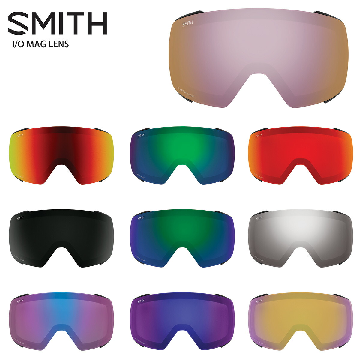 メーカー再生品 タナベスポーツスキーゴーグル 3 980円以上で送料無料 代引手数料無料 スキー Mag ゴーグル スノボ スノーゴーグル Lens アイオー スノーゴーグルボード お正月セール割引中 19 Mag スペアレンズ I O スミス Smith お正月セール