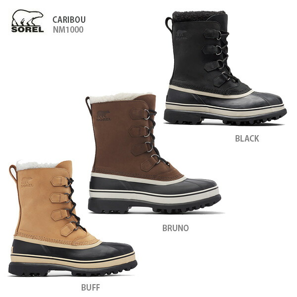 SOREL ソレル スノーシューズ スノーブーツ ＜2025＞ Caribou NM1000 男女兼用