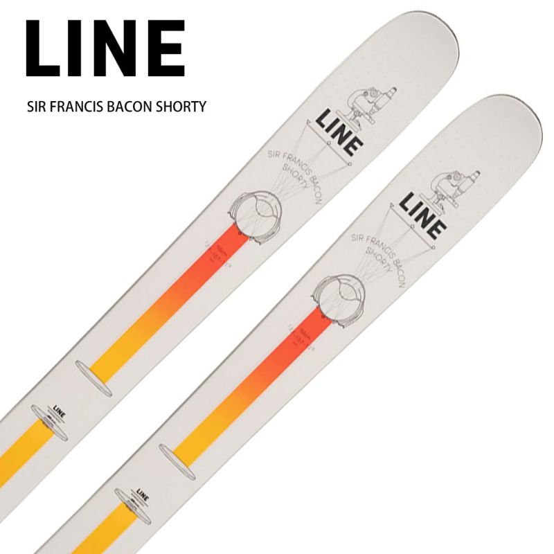 100％バッククーポンP10 10 1限定 スキー板 キッズ ジュニア LINE ライン 2022 SIR FRANCIS BACON SHORTY  NEW ARRIVAL