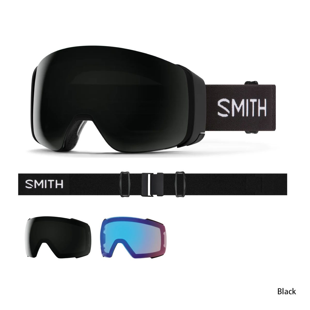 お買い得！】 Smith Optics Women's I OSスノーモバイルゴーグルBlack