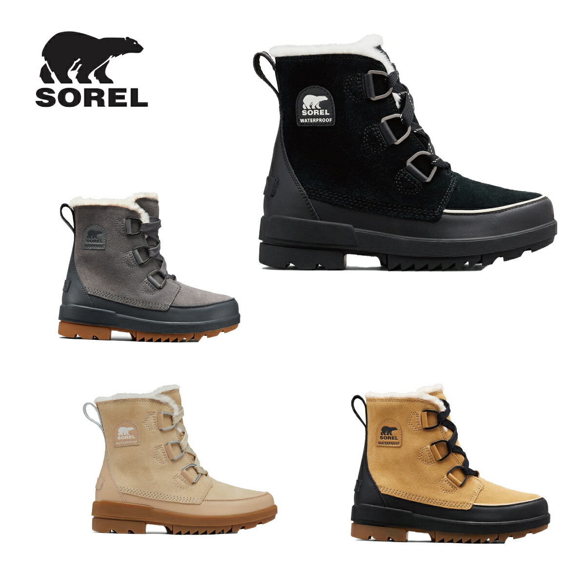 【エントリーでP最大10倍！10日1時59まで】SOREL ソレル スノーシューズ スノーブーツ レディース ＜2024＞TIVOLI IV WP 〔チボリ フォー ウォータープルーフ〕/ NL3425