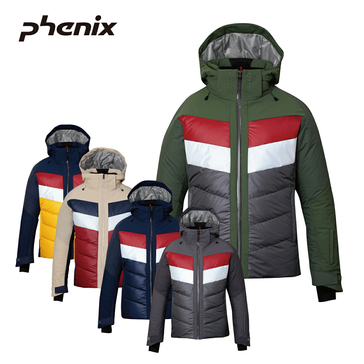 スキーウェア メンズ スキージャケット フェニックス PHENIX ESM23OT13 / De Lorean Racing Jacket｜スキー専門店　タナベスポーツ