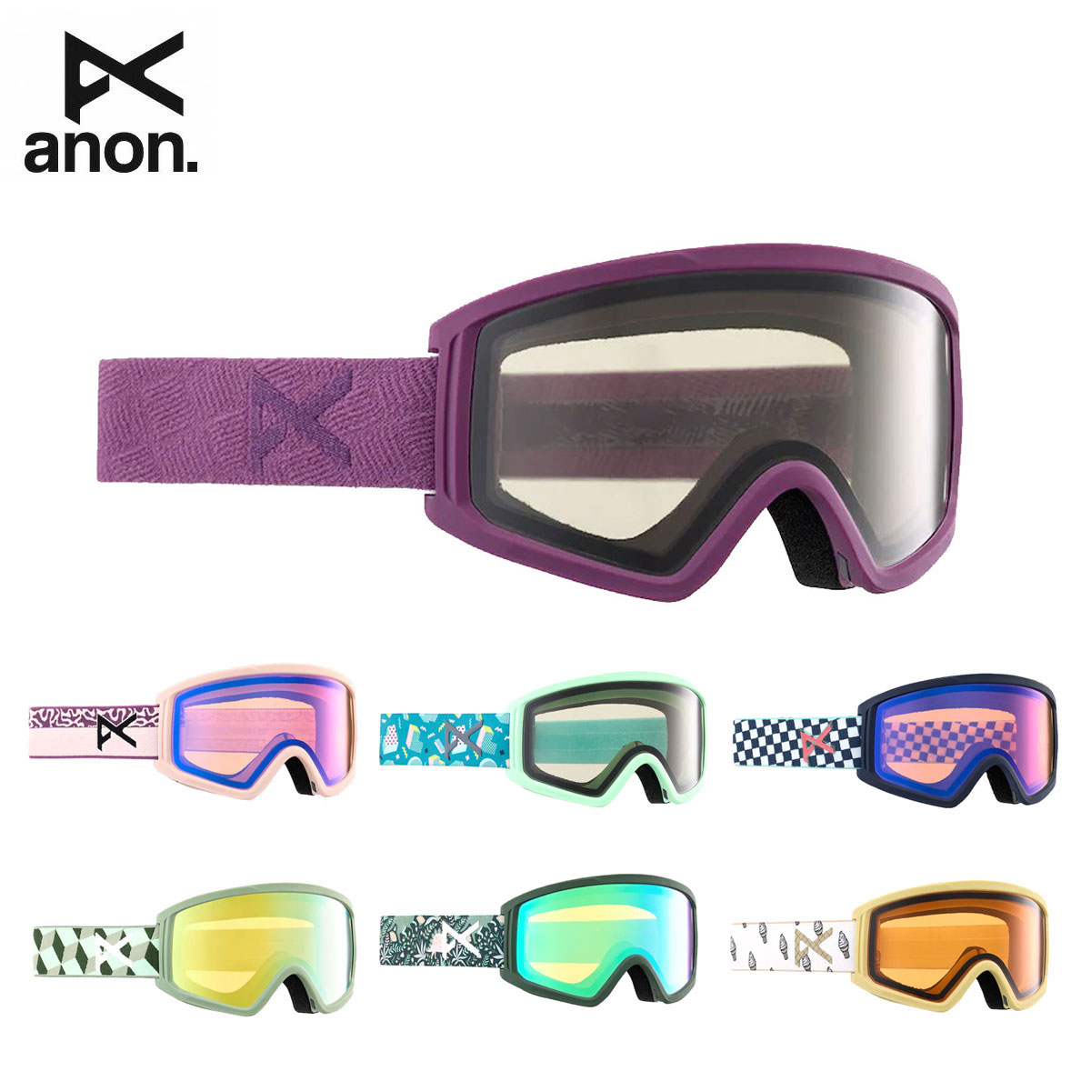 【楽天市場】ANON アノン スキー ゴーグル キッズ ジュニア＜2024＞ Tracker 2.0 Goggles Low Bridge