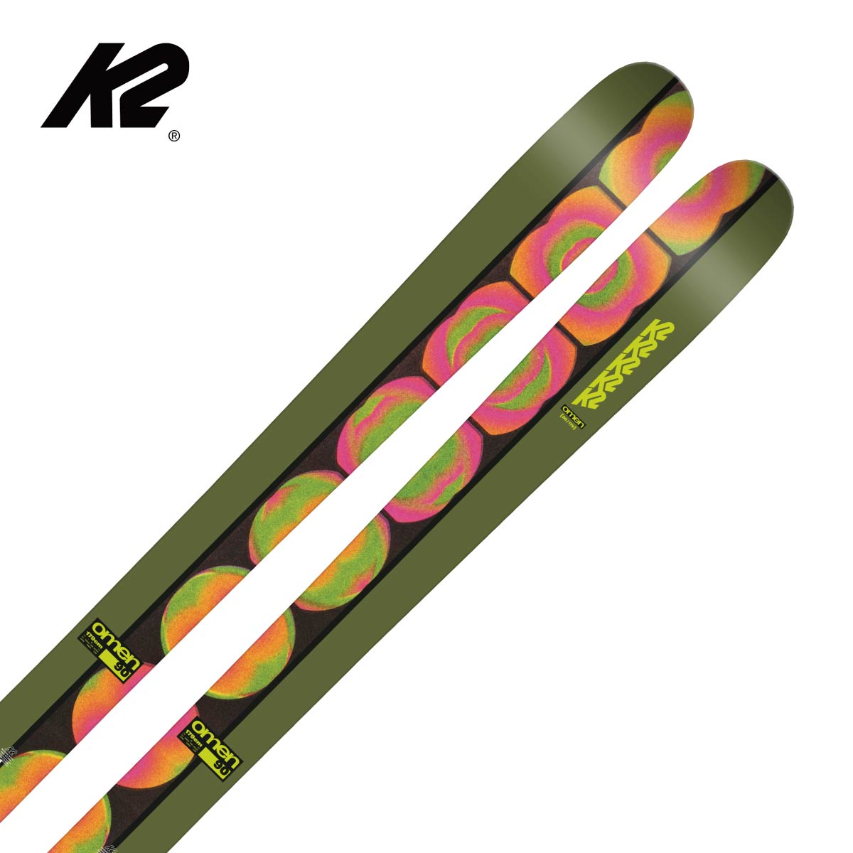 K2 ケーツー スキー板 メンズ レディース 2025 OMEN 90 / [KS240126] 【板のみ】