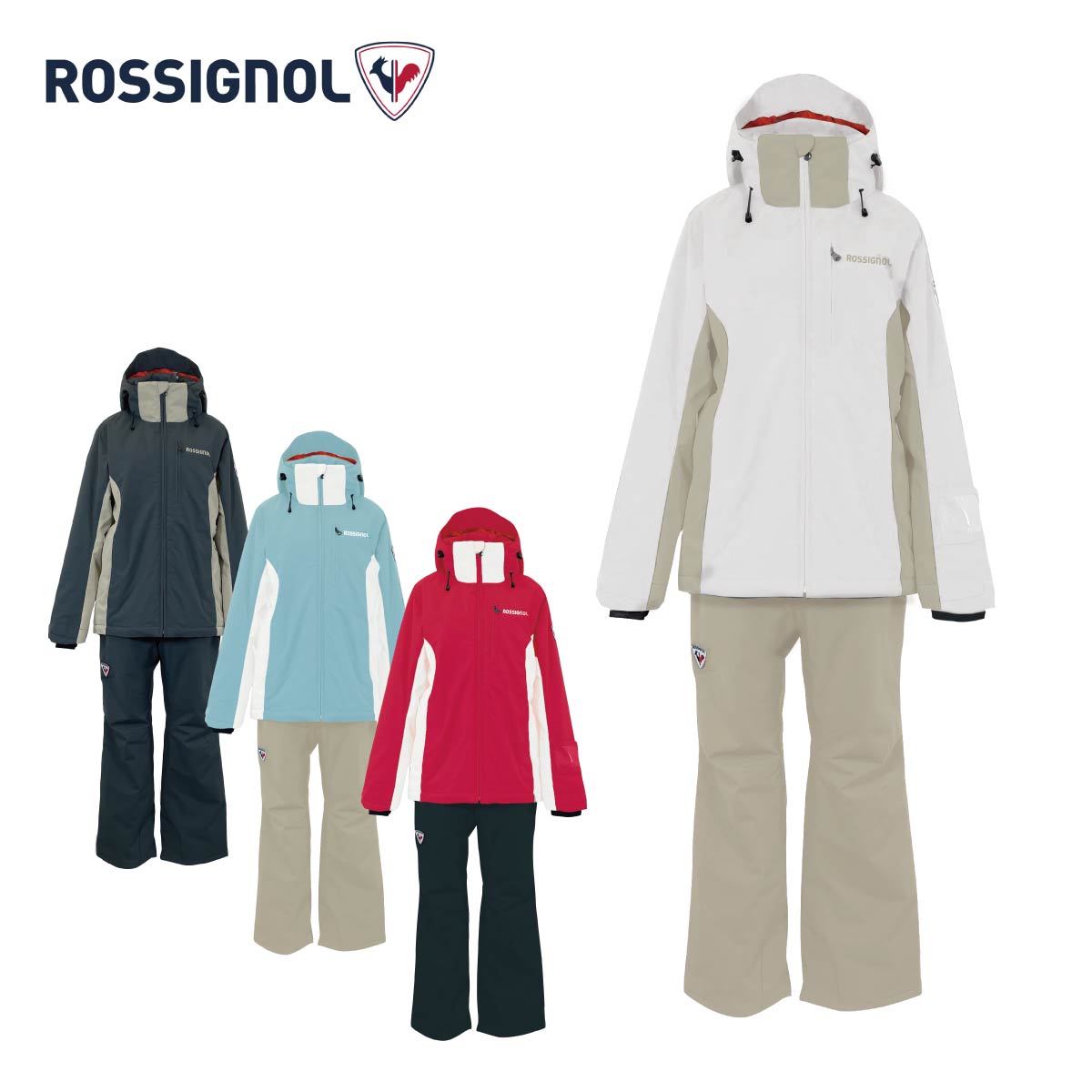 スキーの板御召しもの レディース 上下書き割り ROSSIGNOL ロシニョール 2025 ROSSIGNOL LADYS SUIT