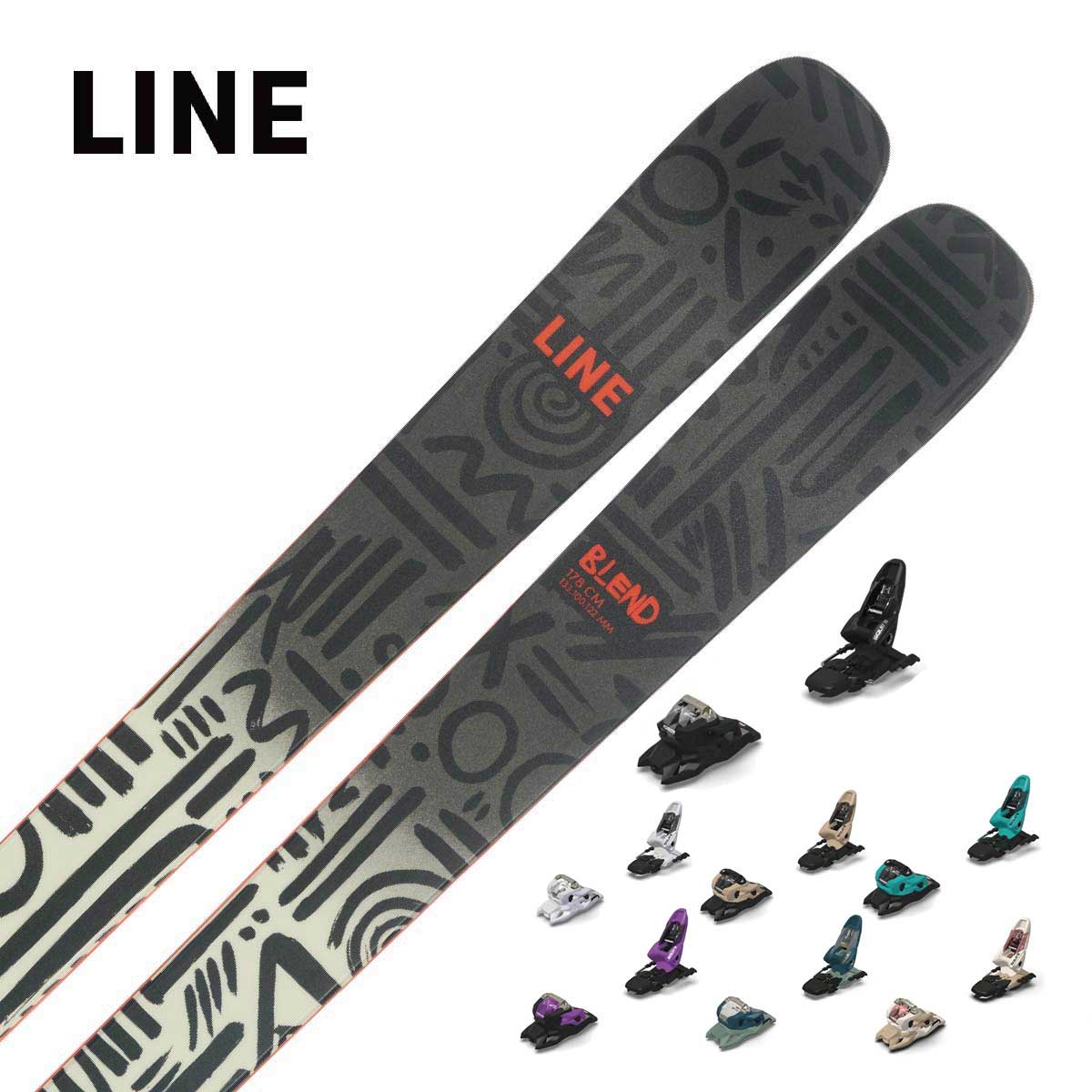 楽天市場】LINE ライン 試乗 中古 スキー板 《2025》 BLEND +