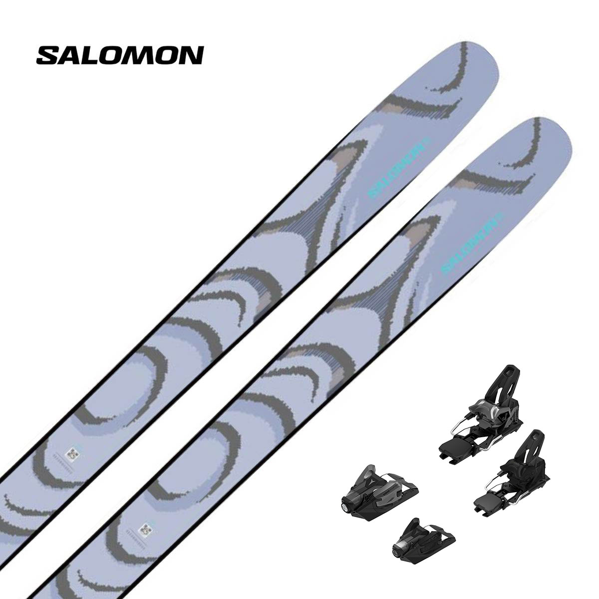 Salomon スキー板 ホワイト・ターコイズ L47335100_0_VIR_NI_SRACE_FIS_G