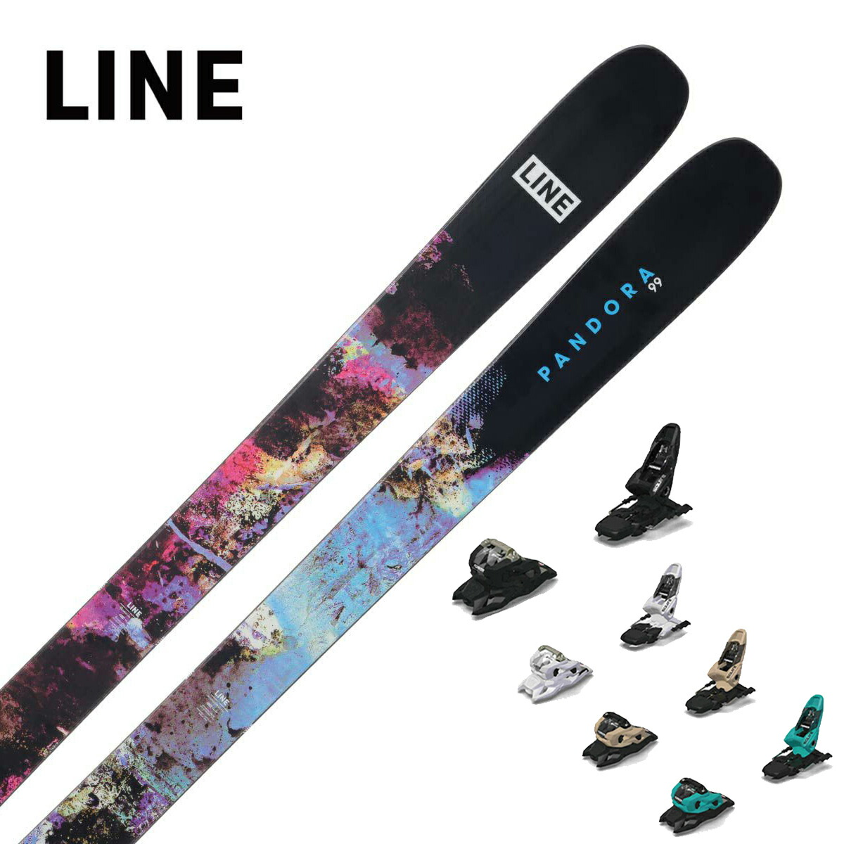 楽天市場】LINE ライン スキー板 PANDORA 85 板単品 24-25