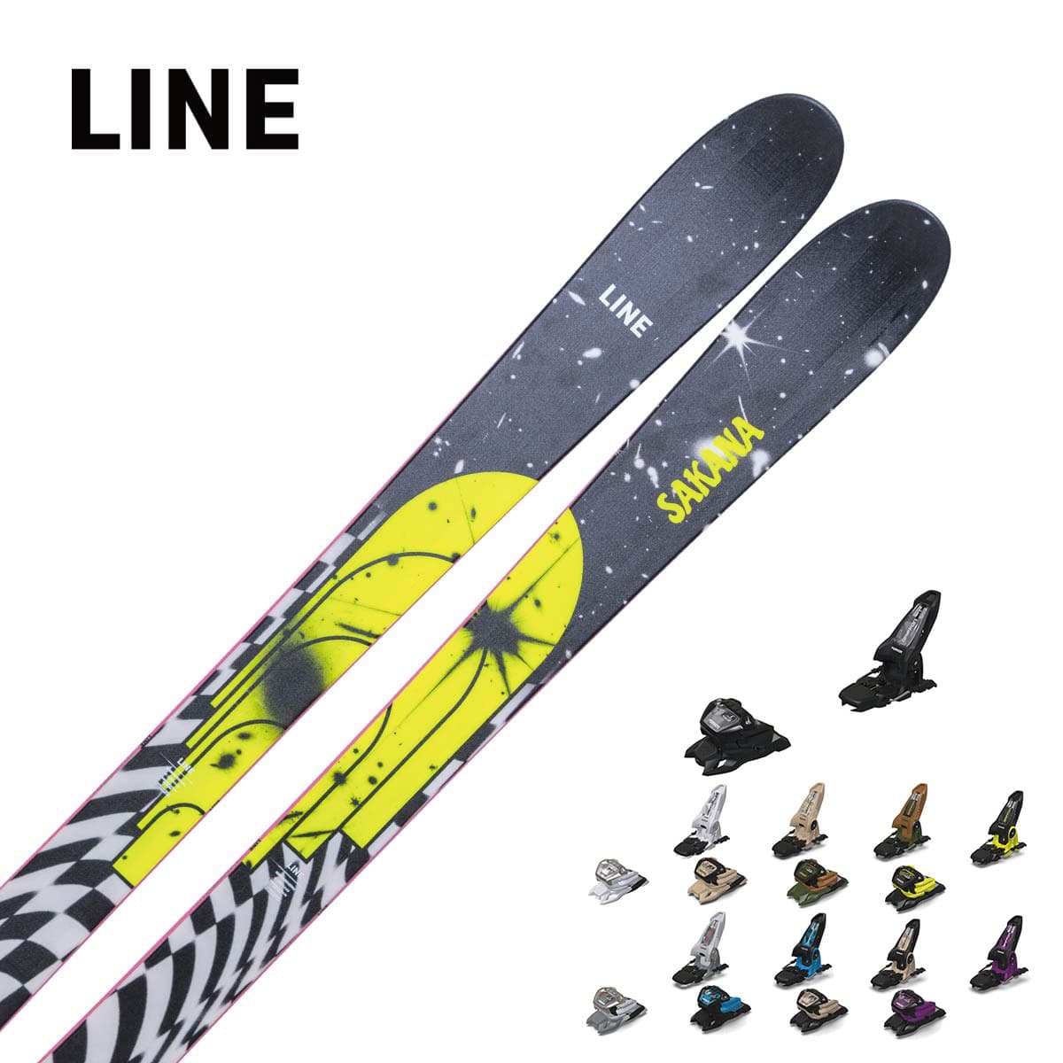 楽天市場】LINE ライン スキー板 SAKANA 板単品 25-26 モデル : ski