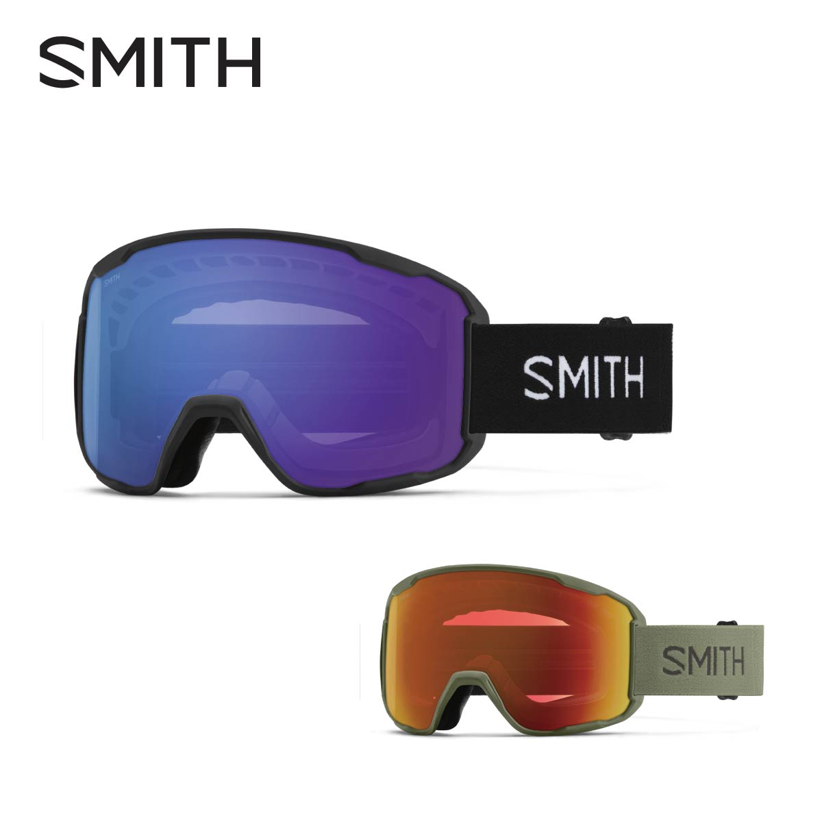 【エントリーでP最大10倍！10日1時59まで】SMITH スミス スキーゴーグル メンズ レディース＜2026＞ Preview / プレビュー〔Black〕〔FATIGUE GREEN〕【眼鏡・メガネ対応ゴーグル】【ASIAN FIT】【調光】【ミラー】 日本正規品