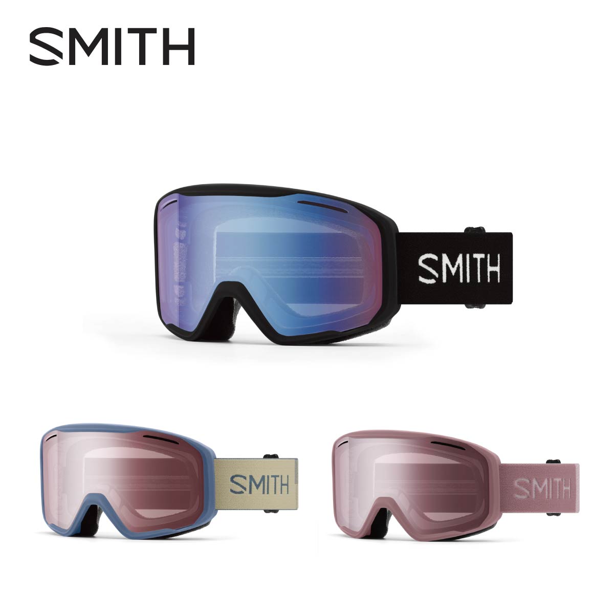 SMITH スミス スキーゴーグル メンズ レディース＜2026＞Blazer / ブレイザー【眼鏡・メガネ対応ゴーグル】【ASIAN FIT】【ミラー】 日本正規品｜スキー専門店　タナベスポーツ 12,536円