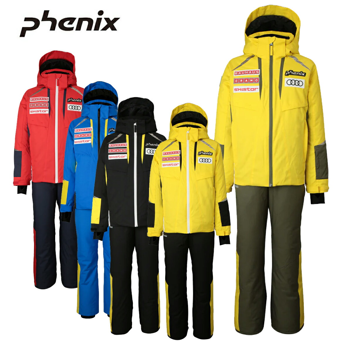 【エントリーでP最大10倍！24日20時～】PHENIX フェニックス スキーウェア キッズ ジュニア＜2026＞EFB252P81RP / Sweden Junior Two-piece【上下セット ジュニア】