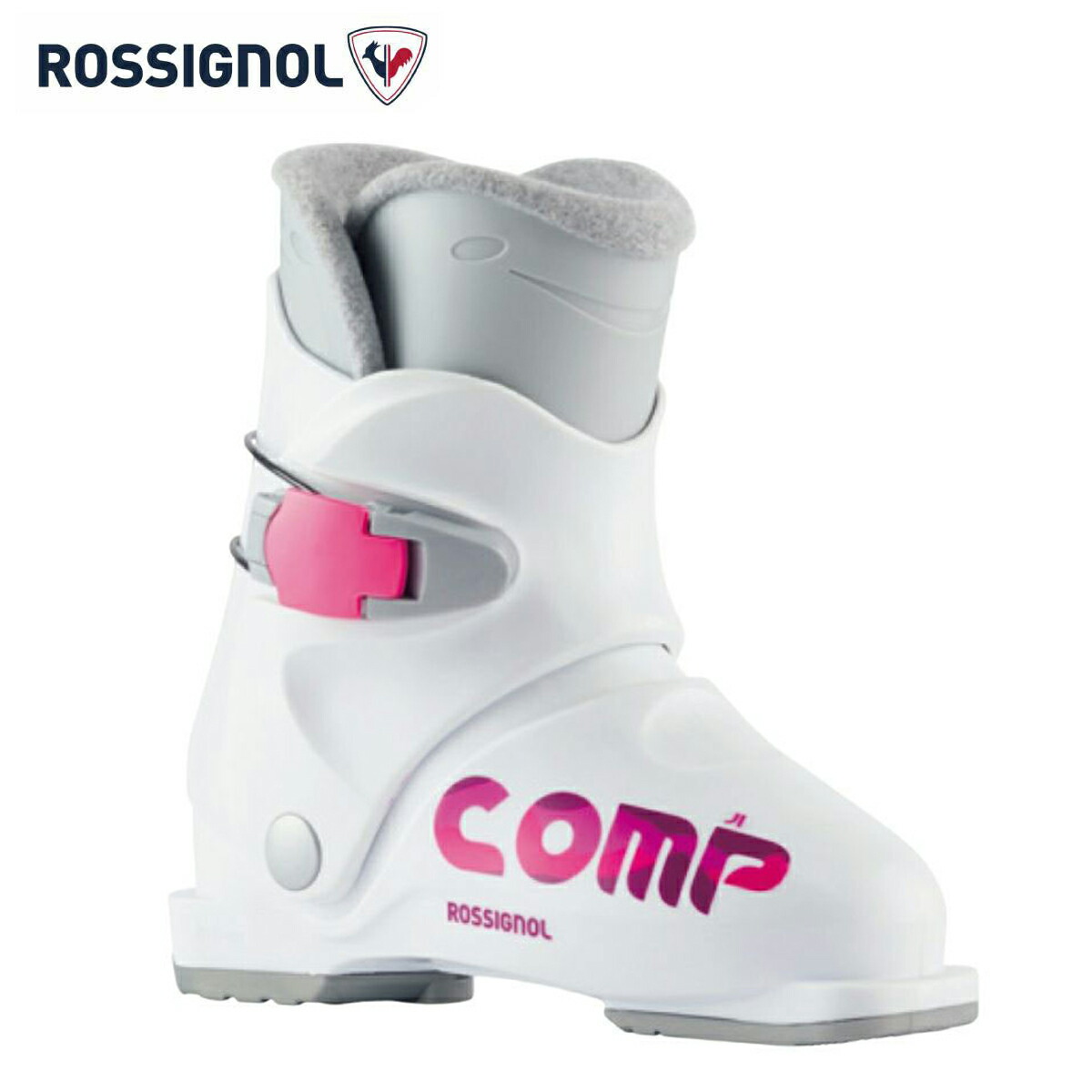 【エントリーでP最大10倍！10日1時59まで】 ROSSIGNOL ロシニョール スキー ブーツ キッズ ジュニア＜2026＞COMP J1 - WHITE / RBM6030 9,585円