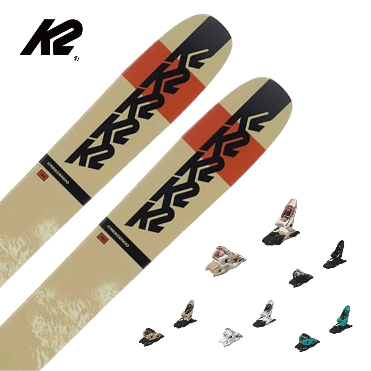K2 ケーツー スキーの板板 メンズ レディース＜2026＞CRESCENDO [S230301901] + 目じるし SQUIRE 11 ビンディング 仕かける 滑りだし無料 スポーツ・アウトドア-スキー板-スキー用品