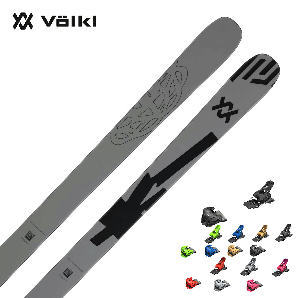 VOLKL フォルクル スキーの板板 メンズ レディース ＜2026＞REVOLT 90 / [V25101560 ] + チロリア ATTACK 14 GW ビンディング 仕掛ける 打っ付け無料