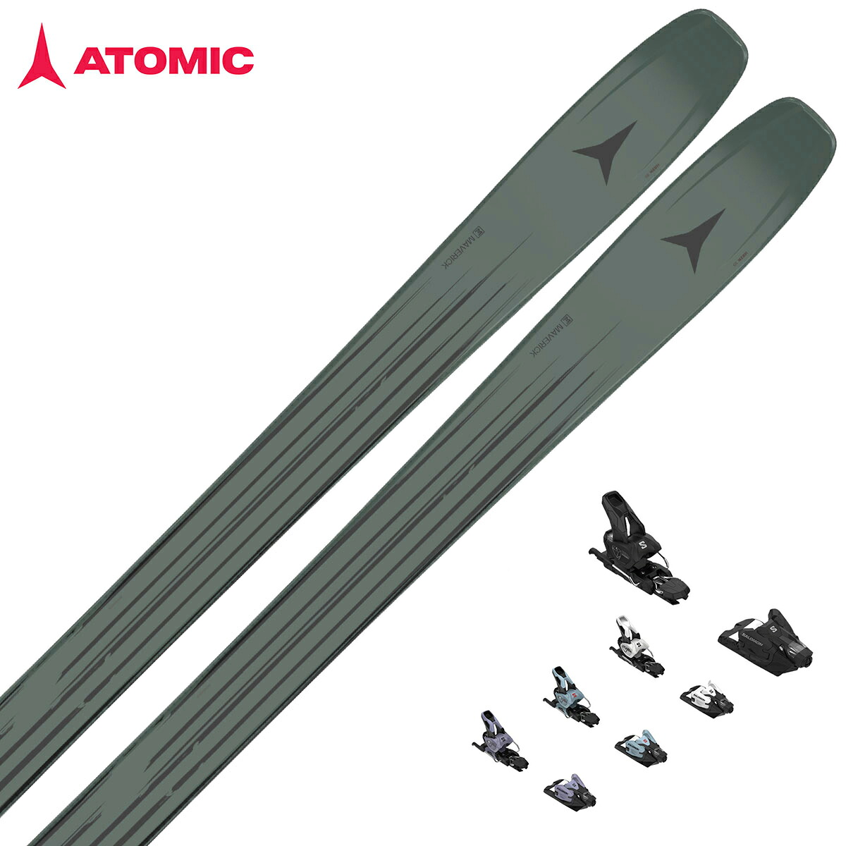 ATOMIC アトミック スキーの板板 メンズ レディース＜2026＞Maverick 96 CTI / [ AA0030682 ] + サロモン STRIVE 12 GW ビンディング 仕掛ける 打っ付け無料 スポーツ・アウトドア-スキー用品-ウィンタースポーツ