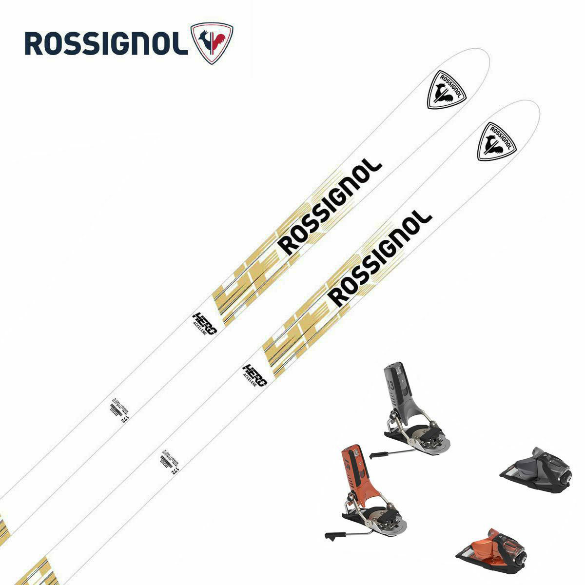 ROSSIGNOL ロシニョール スキーの板板 2026 HERO ATHLETE MOGUL ACCELERE FACTORY / RANMG01 + PIVOT 2.0 13 GW ビンディング 書き割り 滑りだし無料 グリップウォーク相応う モーグル