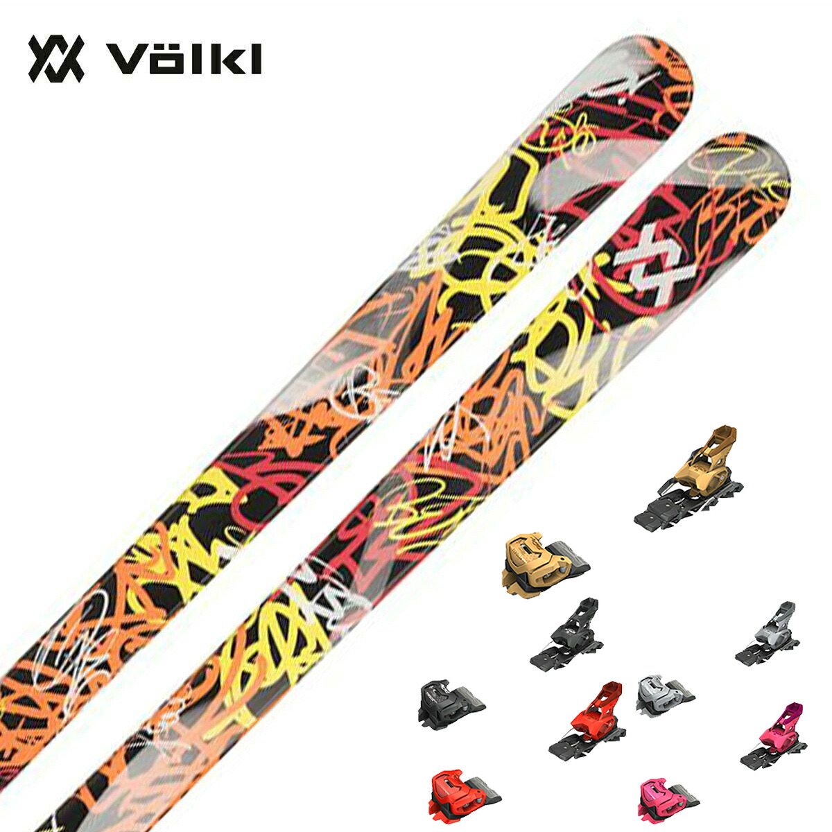 VOLKL フォルクル スキー板 メンズ レディース 2025 REVOLT 81 [V2410162] + チロリア ATTACK 14 GW ビンディング セット 取付無料｜スキー専門店　タナベスポーツ