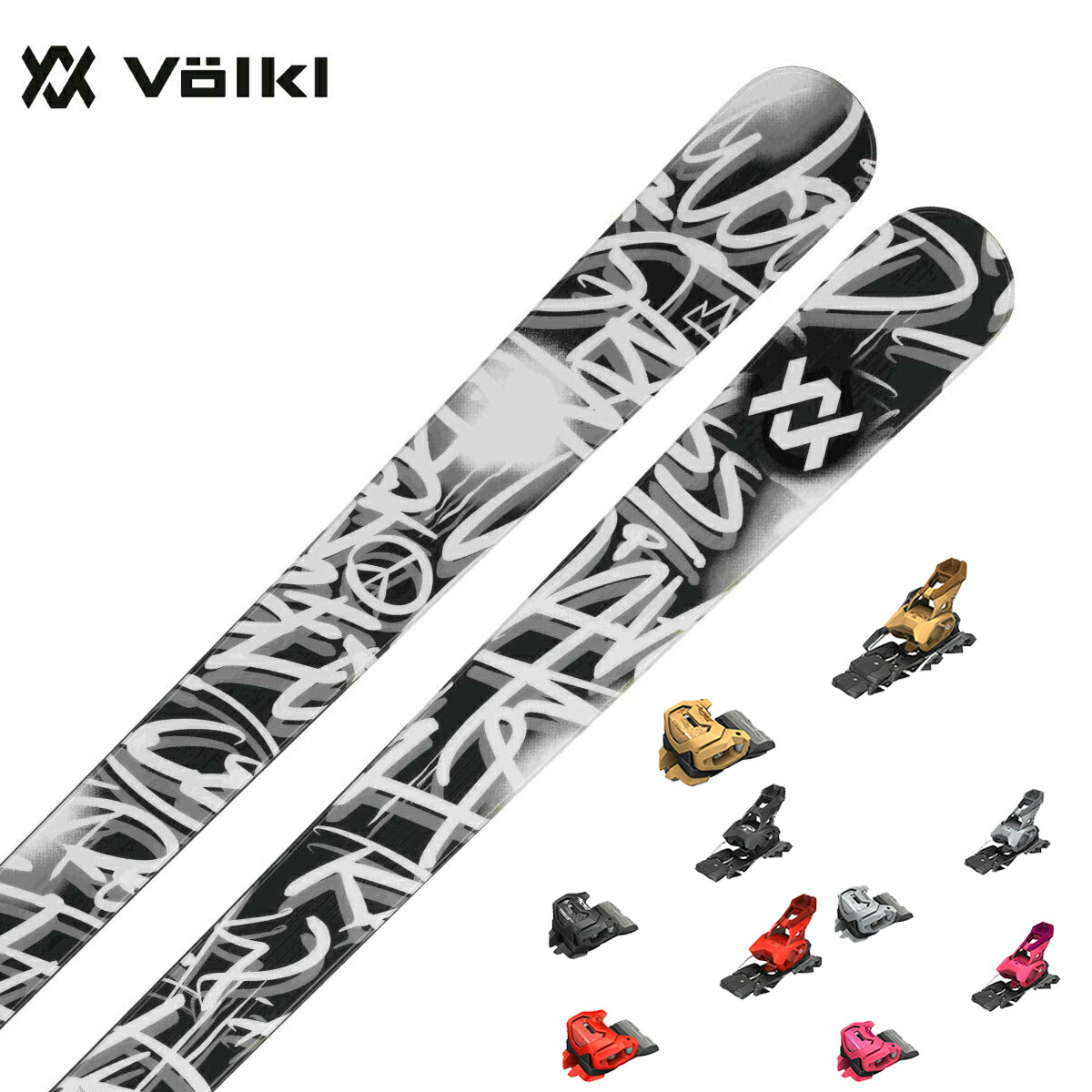 【エントリーでP最大10倍！24日20時～】VOLKL フォルクル スキー板 メンズ レディース 2025 REVOLT 86 [V2410160] + チロリア ATTACK 14 GWビンディング セット 取付無料