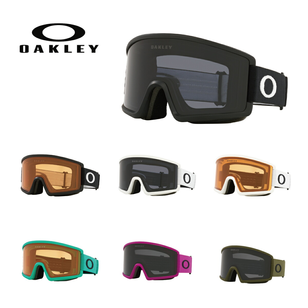 スキーゴーグル オーク材ロバート・エドワード・リー ゴーグル OAKLEY メンズ レディース＜2026＞TARGET LINE L / かっこうの的伝達ルート ラージ / OO7120【メガネ・眼鏡相応う】 日本決まり品 スポーツ・アウトドア-スキー・スノーボード用アクセサリー