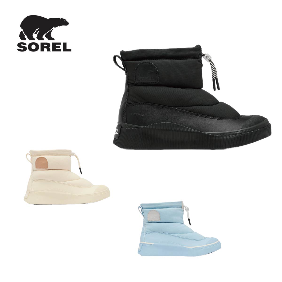 SOREL ソレル スノーシューズ スノーブーツ レディース＜2025＞NL5160 / アウトアンドアバウト4パフィー お水校正刷り