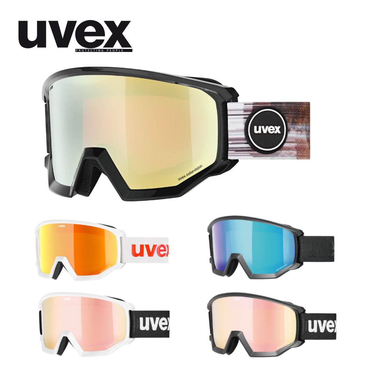 UVEX ウベックス スキーゴーグル メンズ レディース＜2026＞550527 / uvex athletic CV【メガネ相応う】【銀鏡】 日本定まり品
