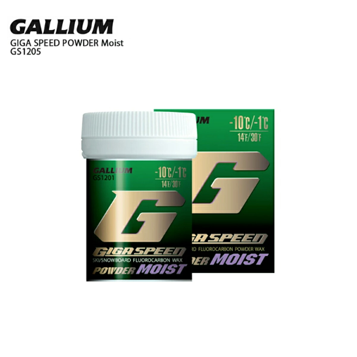 GALLIUM ガリウム 蝋涙 GIGA SPEED POWDER Moist GS1205 〔30g〕黒色火薬 スキーの板 スノーボード スノボ